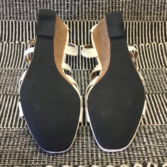 Delightful White Wedges by Beverly Mills - Picture 6 of 6